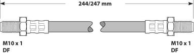BRAKE FLEXIBLE HOSE EACH