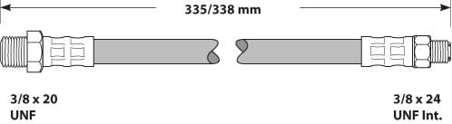 BRAKE FLEXIBLE HOSE EACH