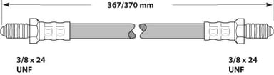 BRAKE FLEXIBLE HOSE EACH