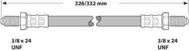 BRAKE FLEXIBLE HOSE EACH