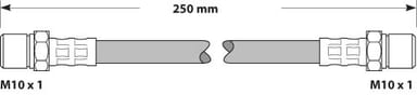 BRAKE FLEXIBLE HOSE EACH