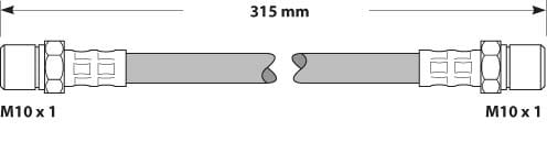 BRAKE FLEXIBLE HOSE EACH