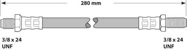 BRAKE FLEXIBLE HOSE EACH