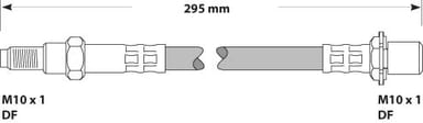 BRAKE FLEXIBLE HOSE EACH