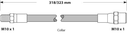 BRAKE FLEXIBLE HOSE EACH