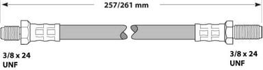 BRAKE FLEXIBLE HOSE EACH