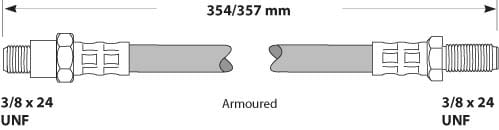 BRAKE FLEXIBLE HOSE EACH