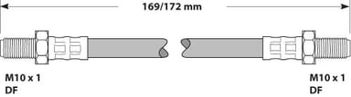 BRAKE FLEXIBLE HOSE EACH