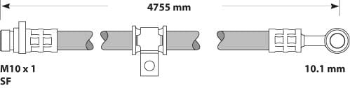 BRAKE FLEXIBLE HOSE EACH