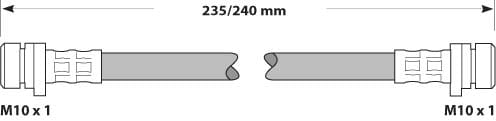 BRAKE FLEXIBLE HOSE EACH