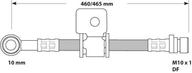 BRAKE FLEXIBLE HOSE EACH