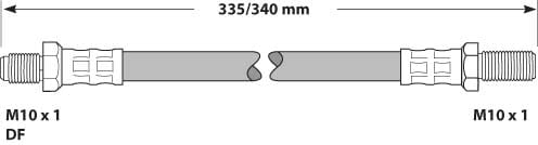 BRAKE FLEXIBLE HOSE EACH