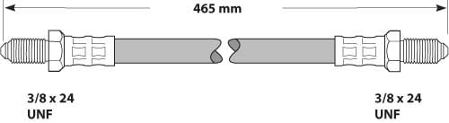 BRAKE FLEXIBLE HOSE EACH