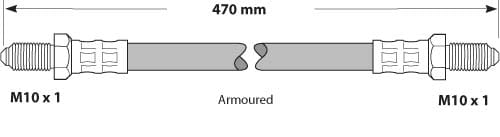 BRAKE FLEXIBLE HOSE EACH