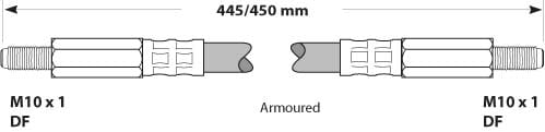 BRAKE FLEXIBLE HOSE EACH