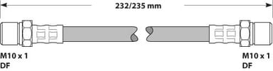 BRAKE FLEXIBLE HOSE EACH
