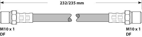BRAKE FLEXIBLE HOSE EACH