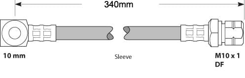 BRAKE FLEXIBLE HOSE EACH