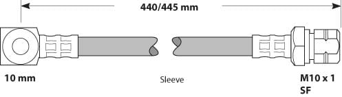BRAKE FLEXIBLE HOSE EACH