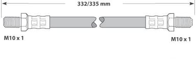 BRAKE FLEXIBLE HOSE EACH