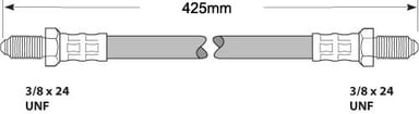 BRAKE FLEXIBLE HOSE EACH