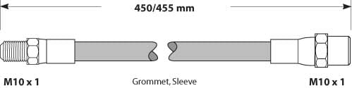 BRAKE FLEXIBLE HOSE EACH