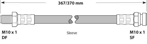 BRAKE FLEXIBLE HOSE EACH