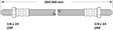 BRAKE FLEXIBLE HOSE EACH