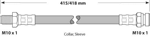 BRAKE FLEXIBLE HOSE EACH