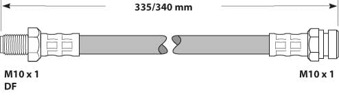 BRAKE FLEXIBLE HOSE EACH