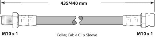 BRAKE FLEXIBLE HOSE EACH