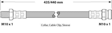 BRAKE FLEXIBLE HOSE EACH