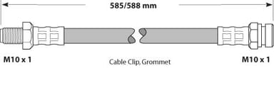 BRAKE FLEXIBLE HOSE EACH