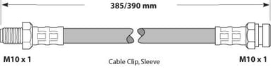 BRAKE FLEXIBLE HOSE EACH