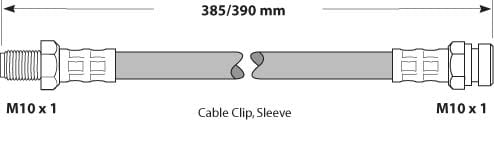 BRAKE FLEXIBLE HOSE EACH