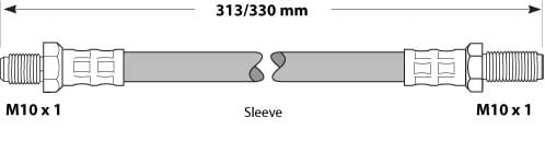 BRAKE FLEXIBLE HOSE EACH