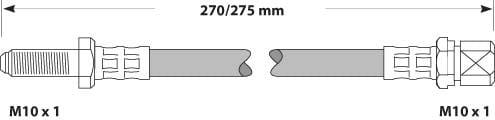 BRAKE FLEXIBLE HOSE EACH