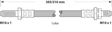 BRAKE FLEXIBLE HOSE EACH