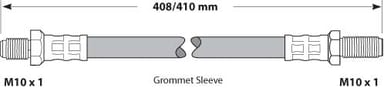 BRAKE FLEXIBLE HOSE EACH