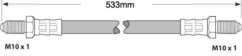 BRAKE FLEXIBLE HOSE EACH