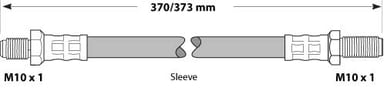 BRAKE FLEXIBLE HOSE EACH