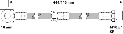 BRAKE FLEXIBLE HOSE EACH