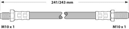 BRAKE FLEXIBLE HOSE EACH