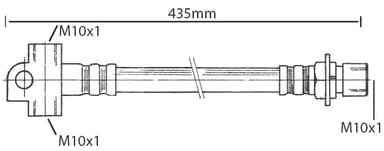 BRAKE FLEXIBLE HOSE EACH