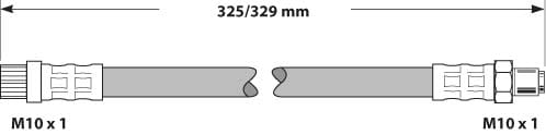 BRAKE FLEXIBLE HOSE EACH