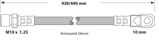 BRAKE FLEXIBLE HOSE EACH