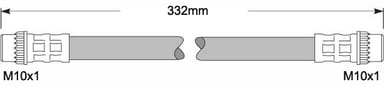 BRAKE FLEXIBLE HOSE EACH