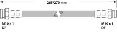 BRAKE FLEXIBLE HOSE EACH