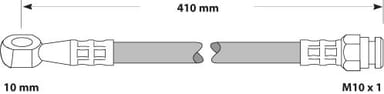 BRAKE FLEXIBLE HOSE EACH