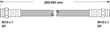 BRAKE FLEXIBLE HOSE EACH
